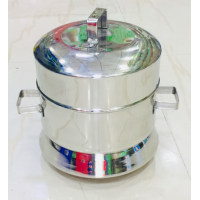 Thondur |ತೊಂದೂರ್ |Idli Cooker - Stainless Steel - 20 Cups Capacity (Without Cups)